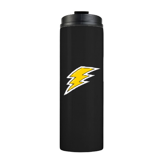 Yellow Lightning, lightning bolt Thermal Tumblers