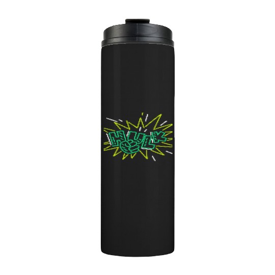 Neon Hulk Thermal Tumblers By Marvel Design By Humans----PD