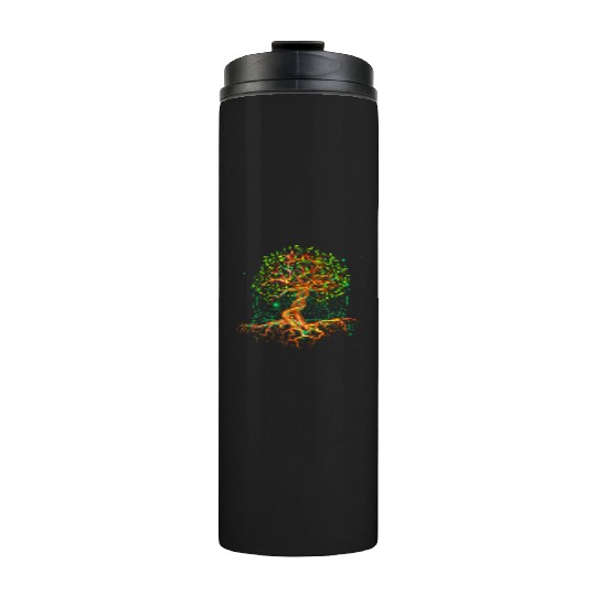 DNA Tree of Life Genetics Colorful Biology Science Thermal Tumblers