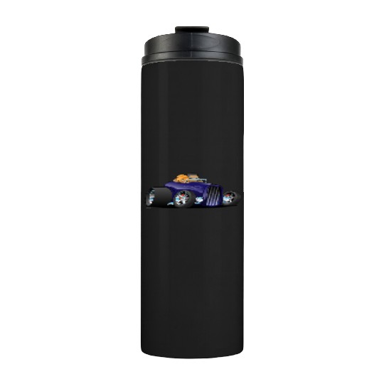 Highboy hot rod deep purple roadster Thermal Tumblers