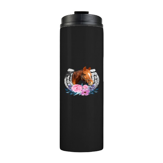 Cow Girl Horse Thermal Tumblers