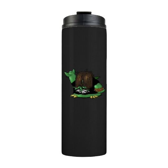 Metal Cthulhoo Thermal Tumblers
