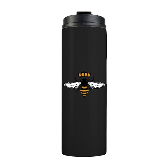 Queen Bee with Crown Motif Thermal Tumblers