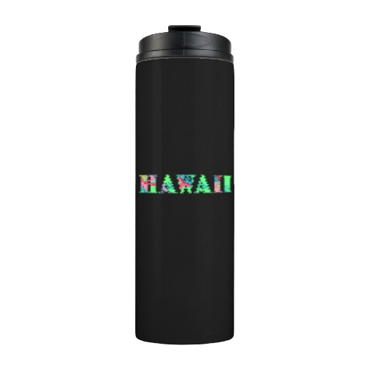 Hawaii Flowers | USA America Orchids Writing Thermal Tumblers