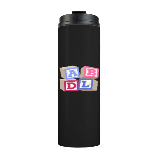 AB DL ageplay ABDL adult baby diaper baby Thermal Tumblers