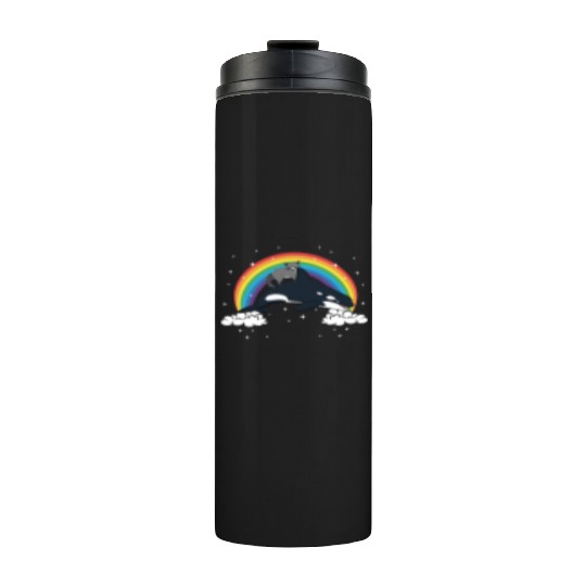 Raccoon Trash Panda Funny Orca Killer Whale Gift Thermal Tumblers