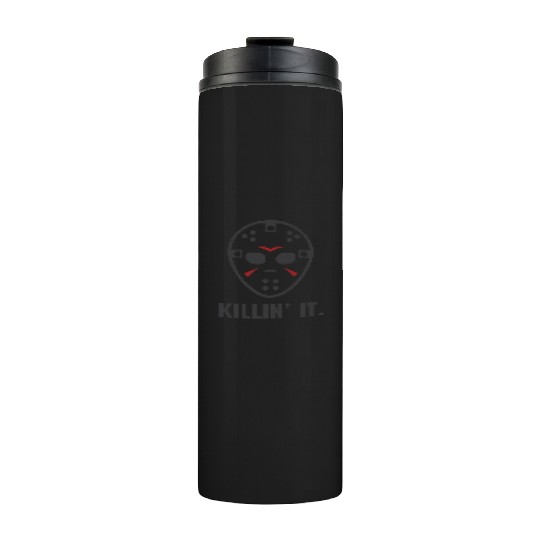 Killin It Friday 13TH Halloween Jason Mask Thermal Tumblers