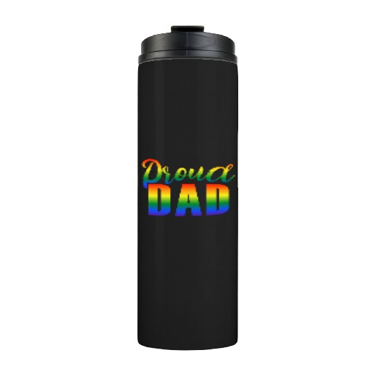 Proud Dad LGBT Gay Pride Thermal Tumblers