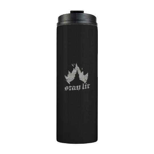 Occult Burning Church - Unholy Satanic Devil Thermal Tumblers