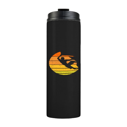 Rock climbing climber mountains Thermal Tumblers
