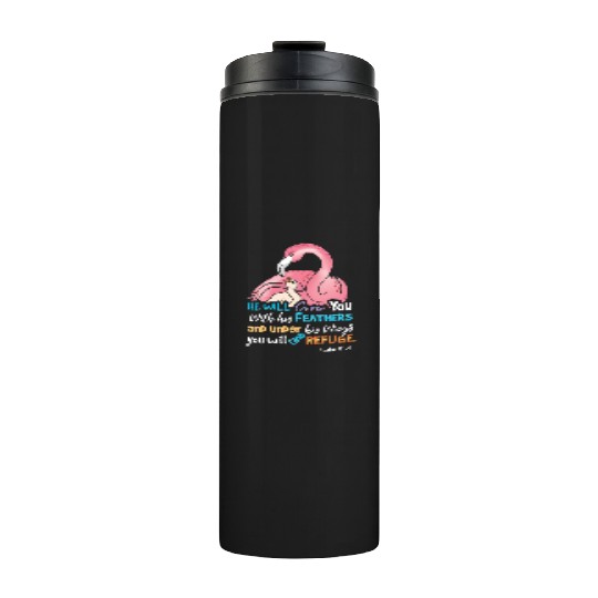 Bible Verse, Refuge Thermal Tumblers
