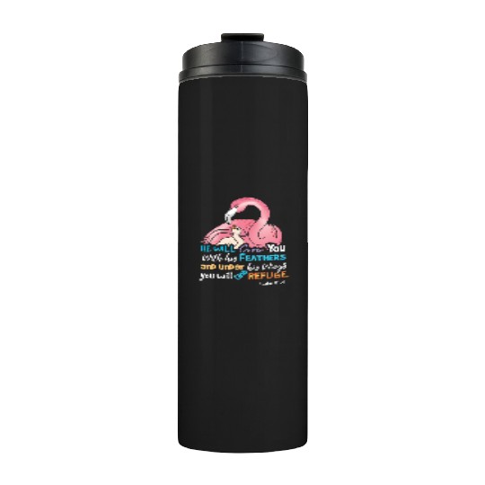 Bible Verse, Refuge Thermal Tumblers