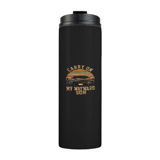 Supernatural Vintage Thermal Tumblers Carry On My Wayward Son