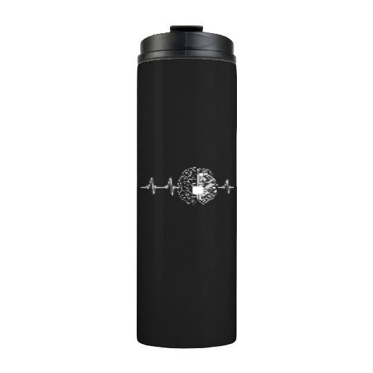 Programming Lover Programmer Heartbeat design Thermal Tumblers