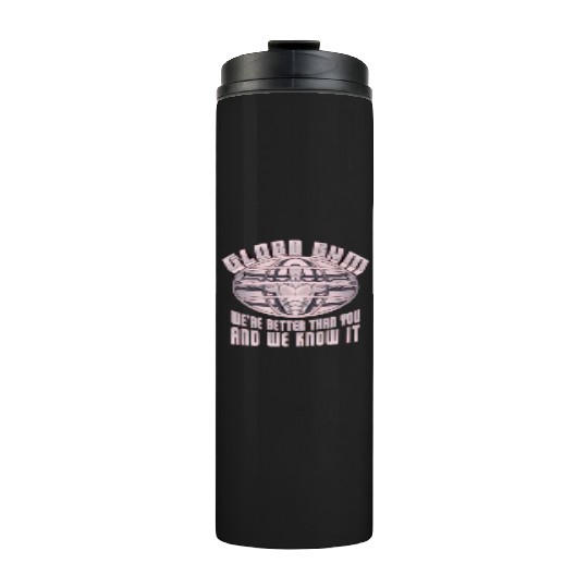 globo gym costume Thermal Tumblers