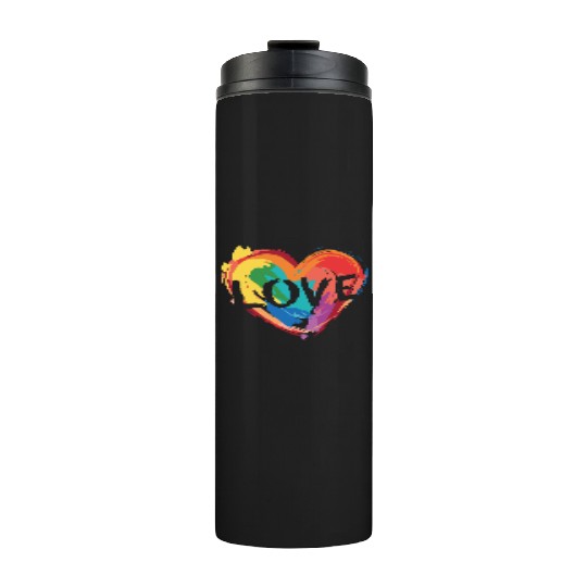 love heart Thermal Tumblers