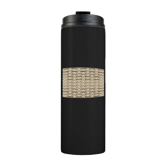 Triangle Beige Black Thermal Tumblers