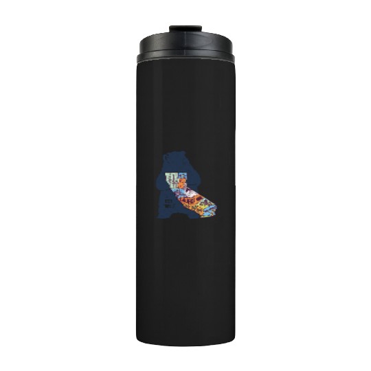 Vintage California Bear EST 1850 Thermal Tumblers