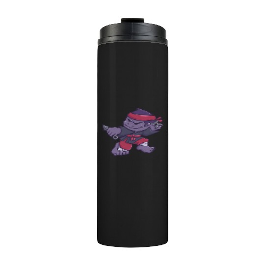 Gorilla Monkey Ninja Samurai gift Thermal Tumblers