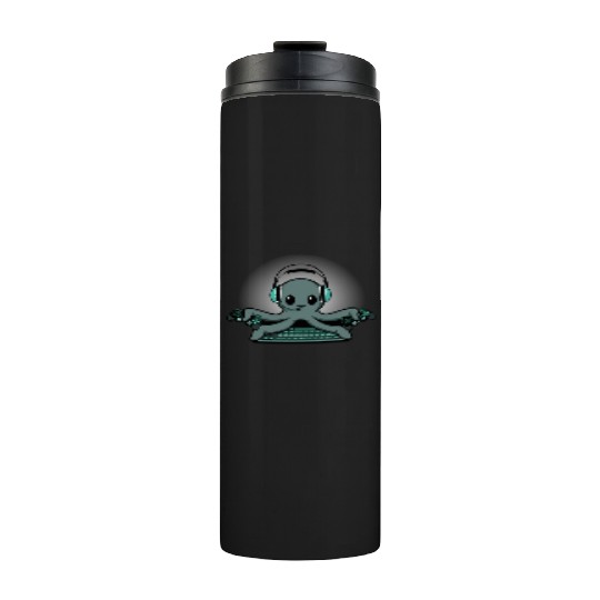 Octopus Gaming Keyboard Gamer Or Nerd Gift Thermal Tumblers