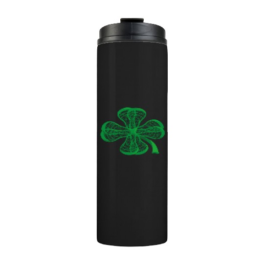 Lacrosse Sticks Shamrock clover irish lucky Lax T- Thermal Tumblers