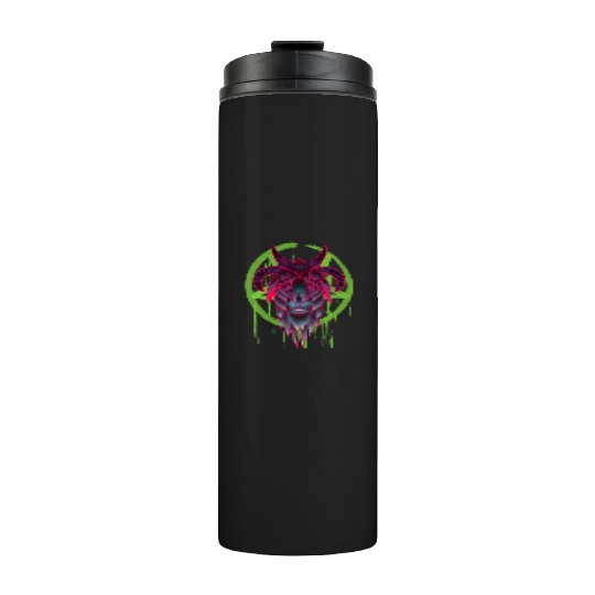 Neon Baphomet Thermal Tumblers