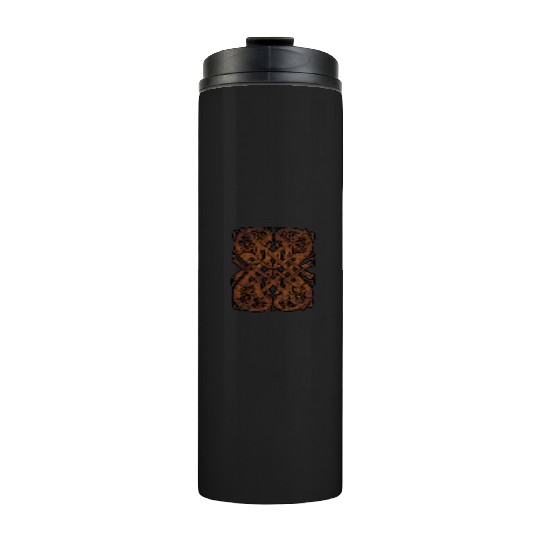 Orange Celtic art gift Thermal Tumblers