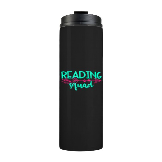 Reading Squad Thermal Tumblers Thermal Tumblers Teacher Appreciation Gif