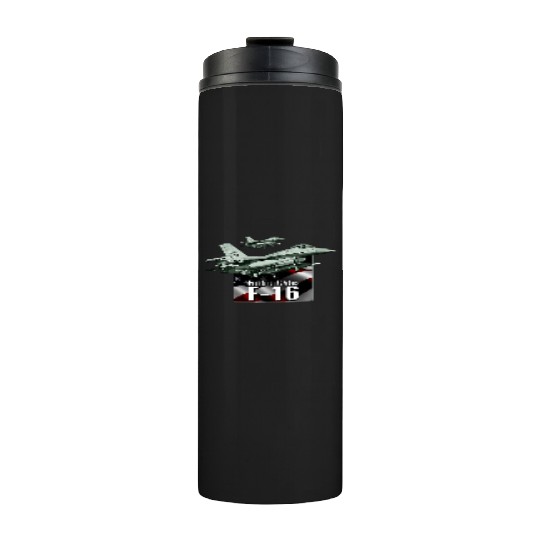F-16 Fighter Jet Thermal Tumblers