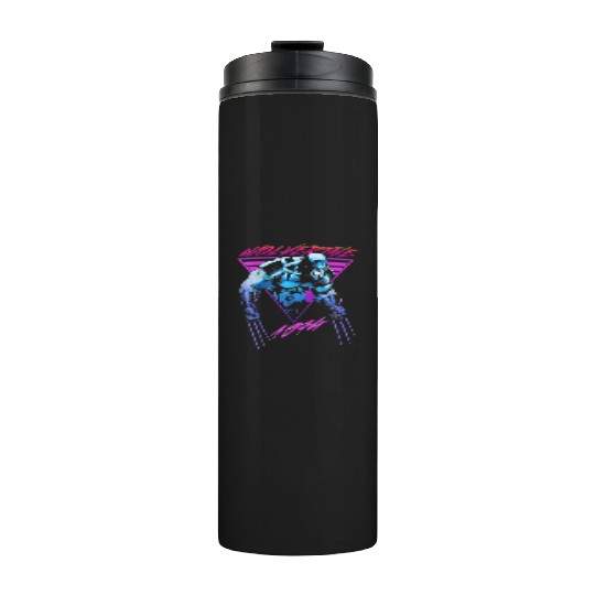 M-a-r-v-e-l W-o-l-verine Neon Retro Logan Graphic Thermal Tumblers