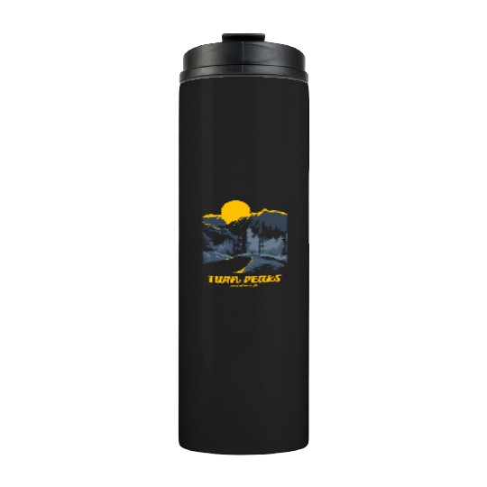 Twin Peaks Welcome To Twin Peaks Poster Thermal Tumblers