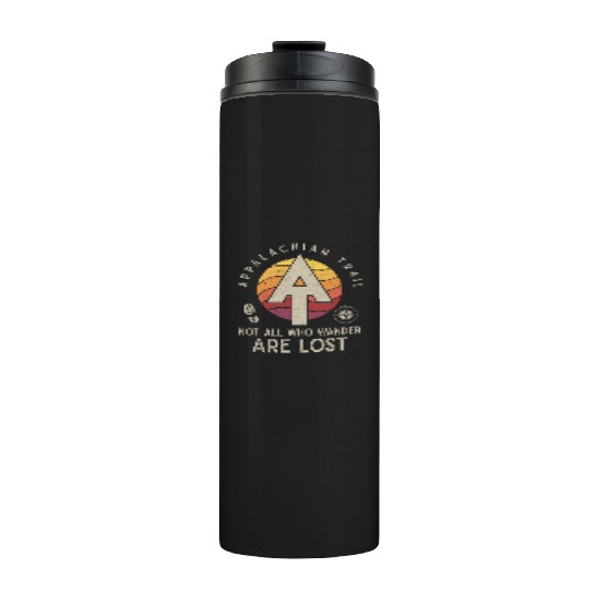 Appalachian Trail Logo Hiking Wander in the US Thermal Tumblers