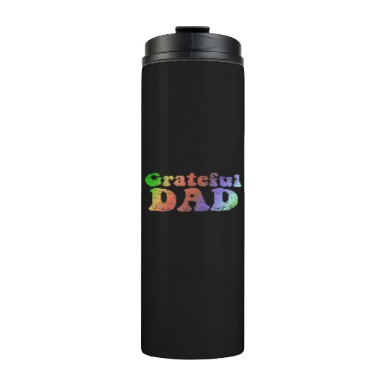 Mens Grateful Dad Thermal Tumblers Vintage Fathers Day