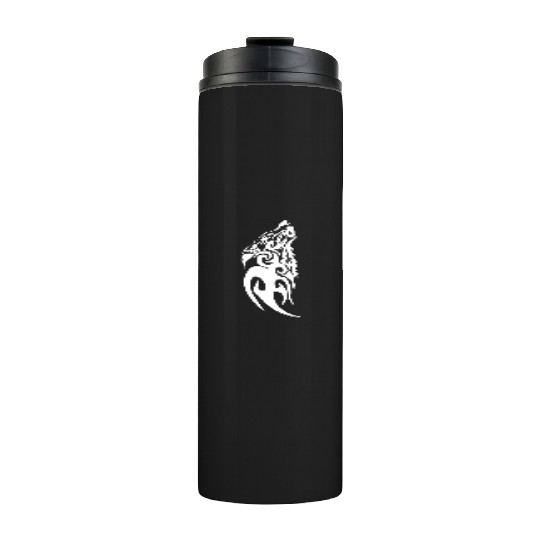 Fenrir Wolf Nordic Symbol Rune Thor Odin Norsemen Thermal Tumblers