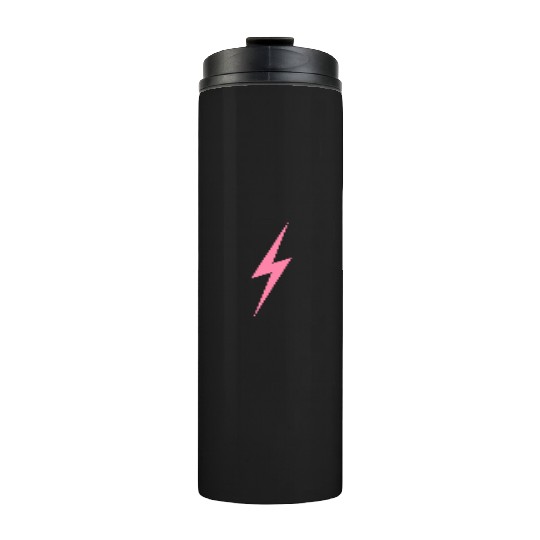 Pink Bolt Lightning | Bolt Graphic Thermal Tumblers