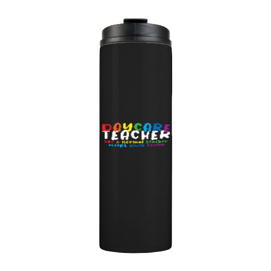 Daycare Teacher Daycare Provider Childcare Thermal Tumblers