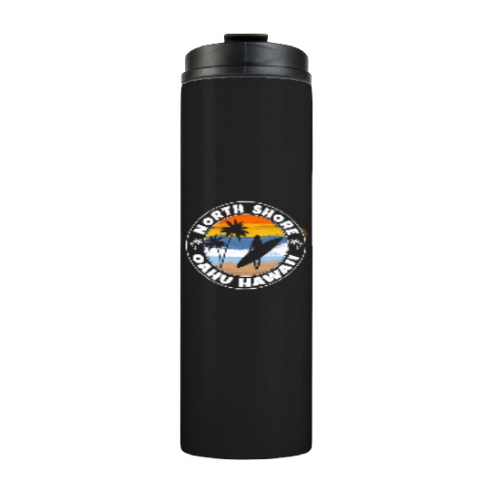 North Shore Hawaii Surfer Girl Thermal Tumblers