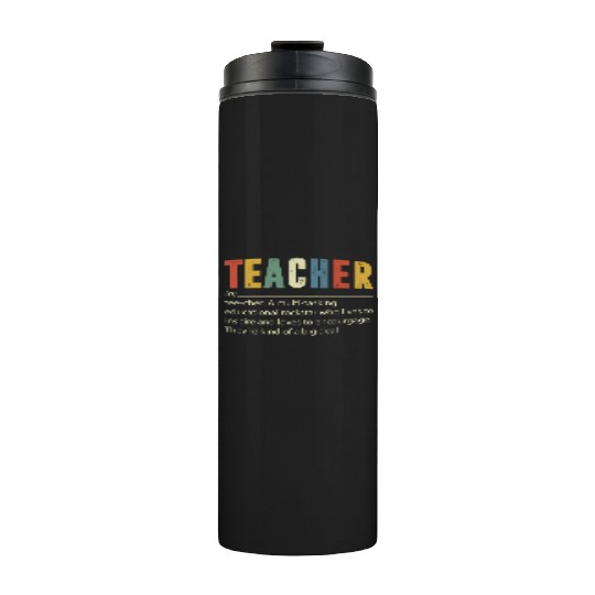 Teacher Multi tasking Educational Rockstar Thermal Tumblers