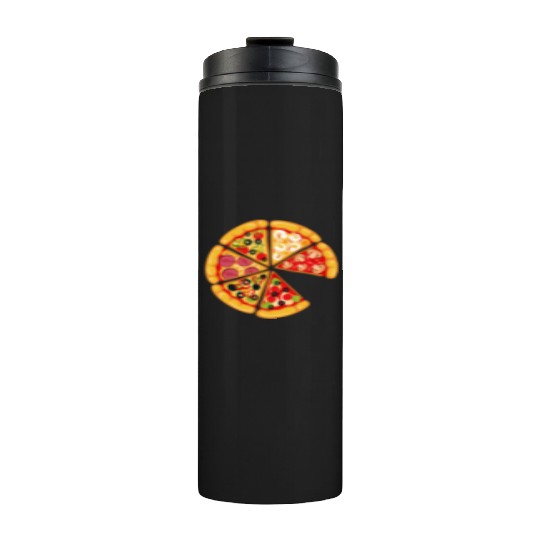 Pizza and Slice Dad and Son Matching Thermal Tumblers
