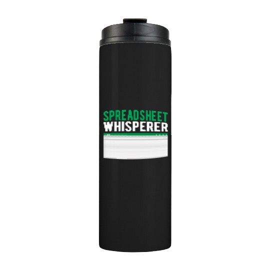 Spreadsheet Whisperer Excel Accounting Accountant Thermal Tumblers