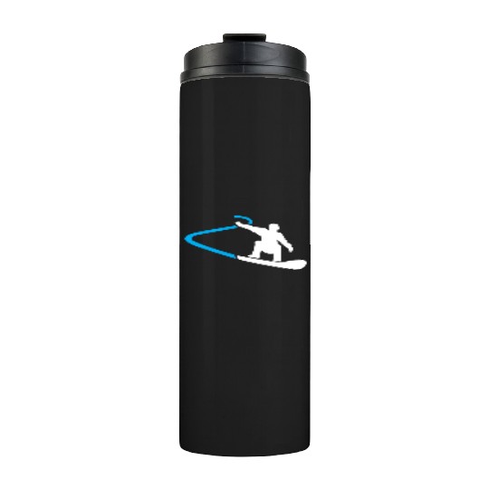 snowboarder snowboarding snowboard Thermal Tumblers