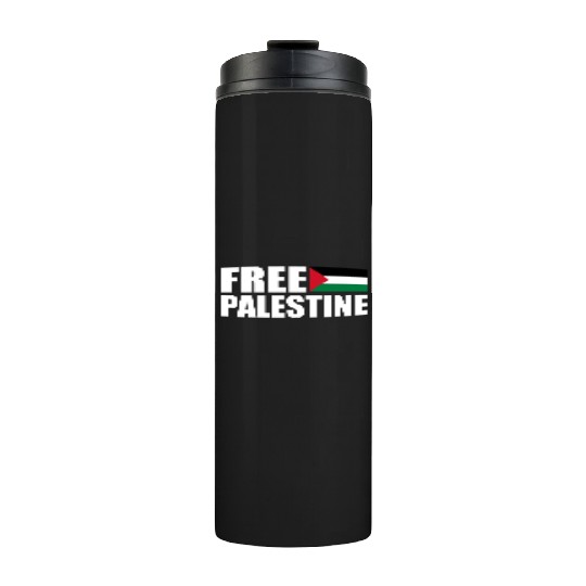 Free palestine Thermal Tumblers