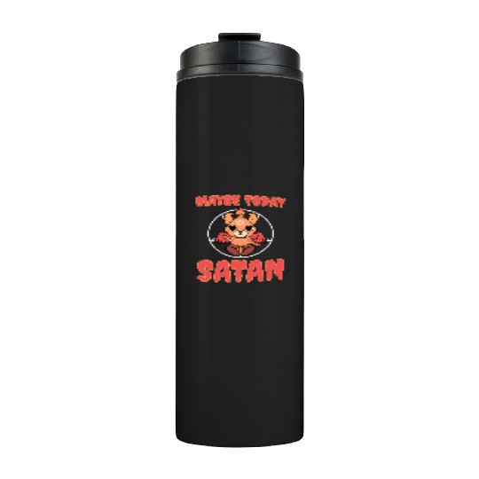 Baphomet Maybe Today Satan Thermal Tumblers
