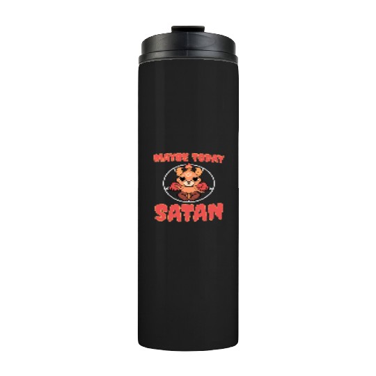 Baphomet Maybe Today Satan Thermal Tumblers