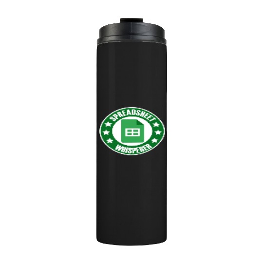 Spreadsheet Whisperer Excel Accountant Accounting Thermal Tumblers