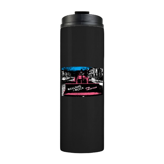 Pink Bulldozer / Rolling Rock Thermal Tumblers