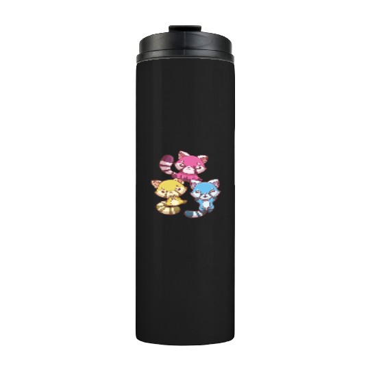 Pansexual Kawaii Red Panda, Pastel Goth Anime Art Thermal Tumblers