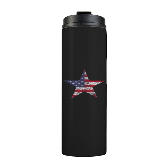 AMERICAN STAR US USA FLAG STARS AND STRIPES Thermal Tumblers