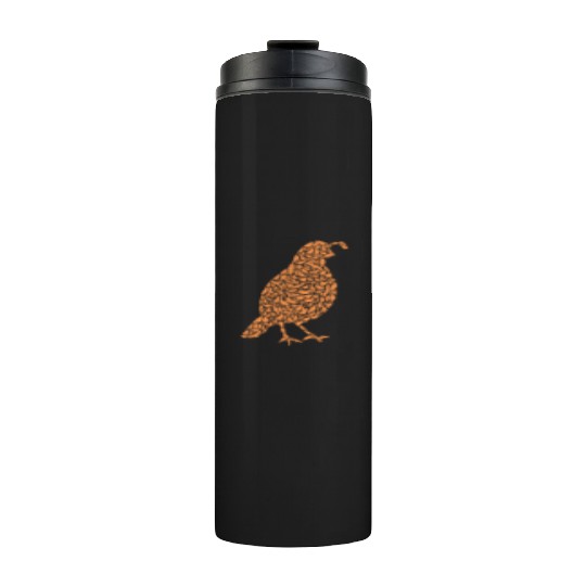 Quail farmer gift ornamental bird Thermal Tumblers