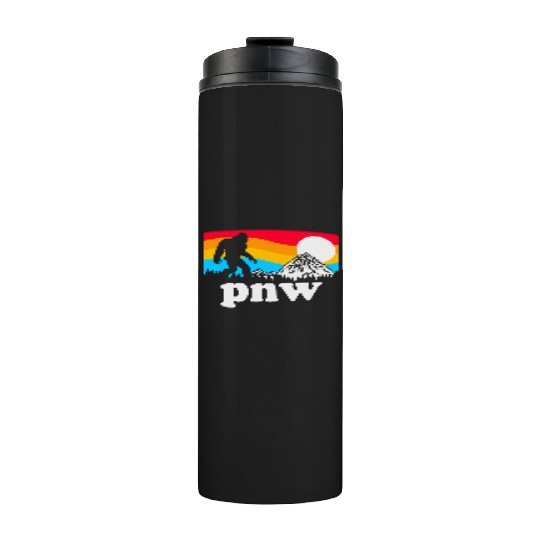 PNW Pacific Northwest Bigfoot Thermal Tumblers